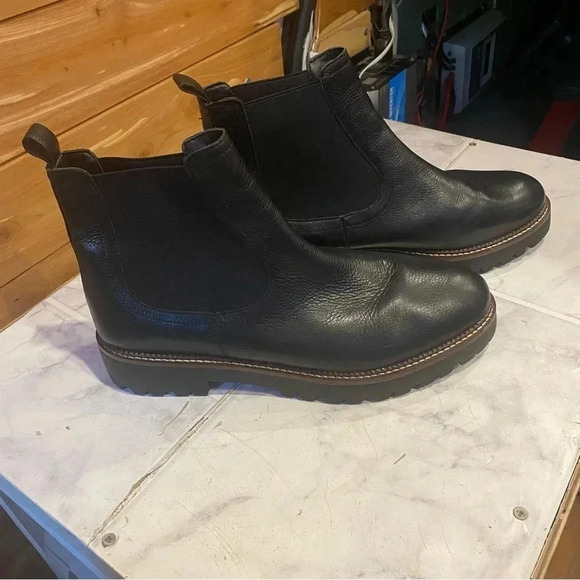 CASLON Miller Water Resistant Chelsea Boot Black Size 13M - Picture 4 of 11